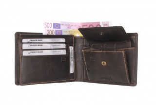 Pánská kožená peněženka RFID1090-22 Teak Brown č.6