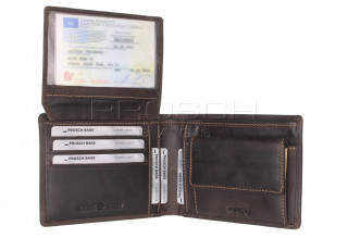 Pánská kožená peněženka RFID1090-22 Teak Brown č.7
