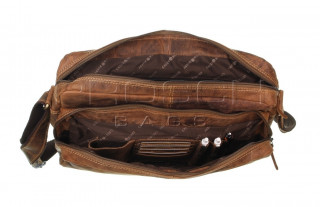 Kožená taška Greenburry 1766-25 hnědá č.8