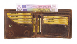 Kožená peněženka Greenburry 1702-25 hnědá č.11