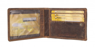 Kožená peněženka Greenburry 1702-25 hnědá č.9
