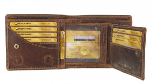 Kožená peněženka Greenburry 1702-25 hnědá č.7