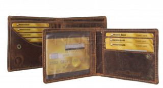 Kožená peněženka Greenburry 1702-25 hnědá č.8