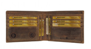 Kožená peněženka Greenburry 1705CC-25 hnědá č.5