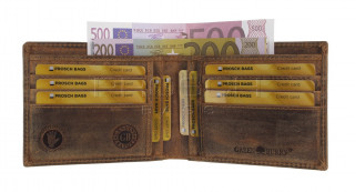 Kožená peněženka Greenburry 1705CC-25 hnědá č.6