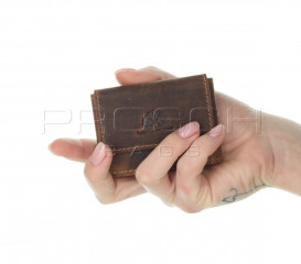 Kožená peněženka mini Greenburry 1681-25 hnědá č.9