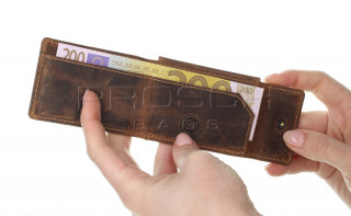 Kožená peněženka mini Greenburry 1681-25 hnědá č.12