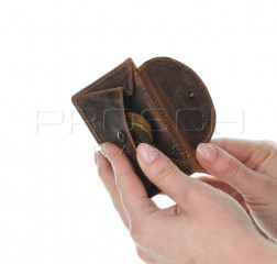 Kožená peněženka Greenburry mini 1682-25 hnědá č.10