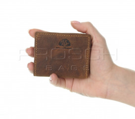 Kožená peněženka Greenburry mini ZIP 1683-25 hněd č.10