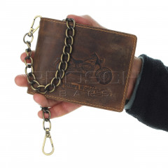 Kožená peněženka s řetězem Greenburry 1796-Bike-25 č.13
