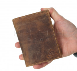 Kožená peněženka Greenburry 1796A-25 hnědá č.12