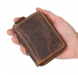Kožená peněženka Greenburry 1667-25 hnědá č.7