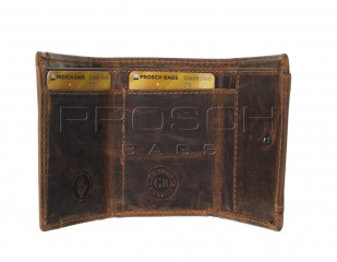 Kožená peněženka Greenburry mini 1793A-25 hnědá č.4
