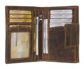 Kožená peněženka Greenburry 1790-25 Brown č.4
