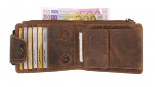 Kožená peněženka na krk Greenburry 324-25 hnědá č.5