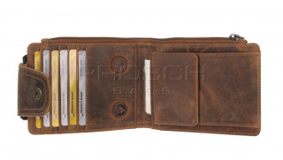 Kožená peněženka na krk Greenburry 324-25 hnědá č.4