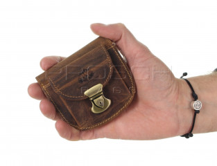 Kožená peněženka Greenburry mini 1753-25 hnědá č.9