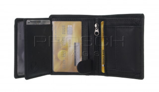 Kožená peněženka Greenburry mini 1813-BL-20 černá č.7