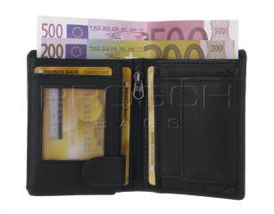Kožená peněženka Greenburry mini 1813-BL-20 černá č.6