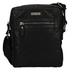 Pánská kožená taška LAGEN BLC/4428/21 černá č.1