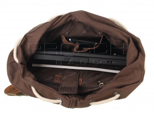Kožený batoh na notebook Greenburry 1689-25 č.8