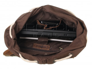 Kožený batoh na notebook Greenburry 1689-25 č.7