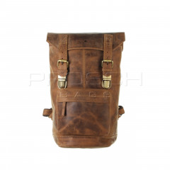 Kožený batoh Retro Greenburry 1689S-25 hnědý č.1