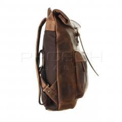 Kožený batoh Greenburry Roller 1671-25 hnědý č.2