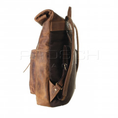 Kožený batoh Greenburry Roller 1671-25 hnědý č.4