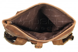 Kožený batoh Greenburry Roller 1671-25 hnědý č.6