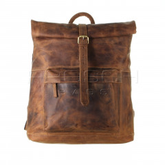Kožený batoh Greenburry Roller 1671-25 hnědý č.1