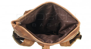 Kožený batoh Greenburry Roller 1671-25 hnědý č.7
