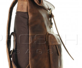 Kožený batoh Greenburry Roller 1671-25 hnědý č.5