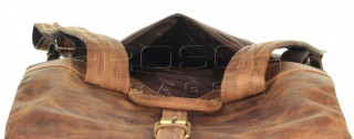 Kožený batoh Greenburry Roller 1671-25 hnědý č.9