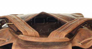 Kožený batoh Greenburry 1711M-25 hnědý č.8
