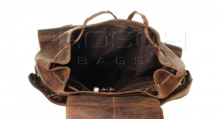 Kožený batoh Greenburry 1711-25 hnědý č.6