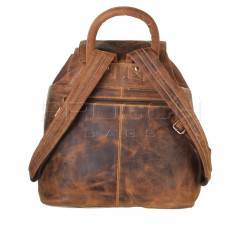 Kožený batoh Greenburry 1711-25 hnědý č.3