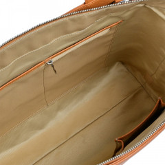 Kožená kabelka na notebook SOCHA Caddy Cognac 17.3 č.12