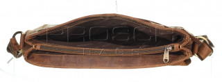Kožená taška Greenburry 1731-25 hnědá č.6