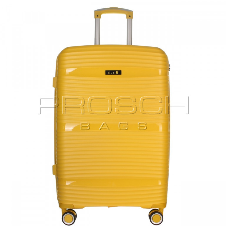 Střední cestovní kufr D&N 4260-07 yellow