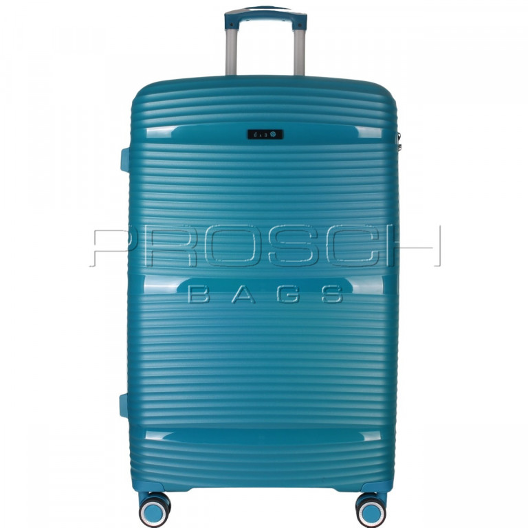 Velký cestovní kufr D&N 4270-16 petrol