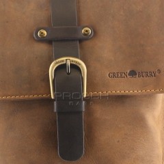 Kožená taška Greenburry 1749AM-25 hnědá č.4