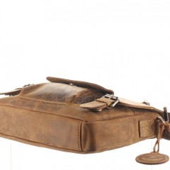Kožená taška Greenburry 1911-M-25 hnědá č.5
