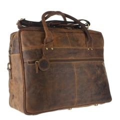 Kožená taška Greenburry Officebag 1742A-25 hnědá č.2