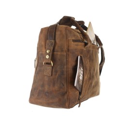 Kožená taška Greenburry Officebag 1742A-25 hnědá č.8