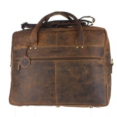 Kožená taška Greenburry Officebag 1742A-25 hnědá č.1