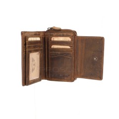 Kožená peněženka Greenburry 1670-25 hnědá č.7