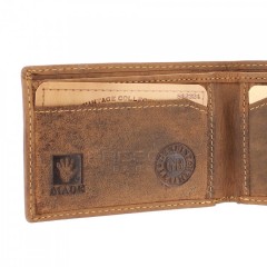 Kožená peněženka Greenburry 1660-25 hnědá č.9