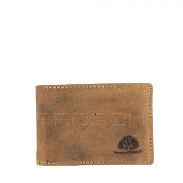 Kožená peněženka Greenburry 1660-25 hnědá