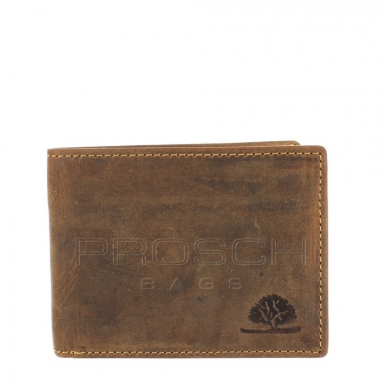 Kožená peněženka Greenburry 1661-25 hnědá